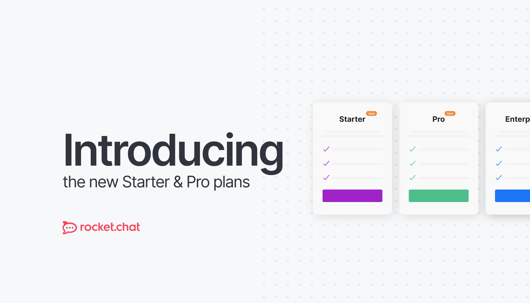 Introducing the new Starter & Pro plans